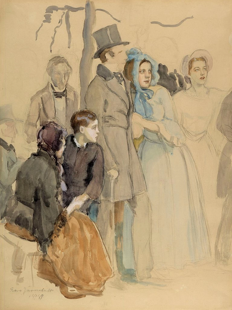 Eero Järnefelt - Festa floreale sul campo di Kumtähti, Finnish National Gallery, Helsinki